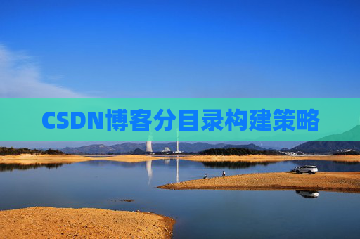 CSDN博客分目录构建策略
